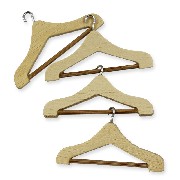 4 coathangers miniature 1:12
