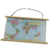 modern map miniature 1:12
