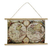 ancient map miniature 1:12