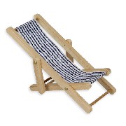 deck chair miniature 1:12