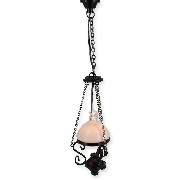 12v hanging lamp clip oil frosted miniature 1:12