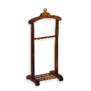 valet walnut miniature furniture 1:12