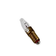 4 flame bulbs clear 3mm 50ma-12v miniature 1:12