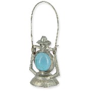 railroad lantern pewter miniature 1:12