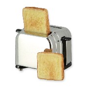 toaster set miniature 1:12
