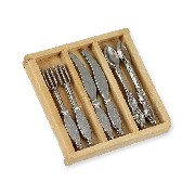 box w/silverware miniature 1:12