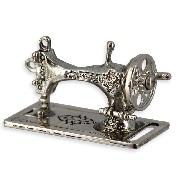 sewing machine silver Miniature 1:12
