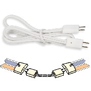 extension cable 75cm with 2 mini plugs for dollhouses 1:12