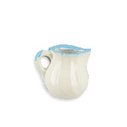 milk pot blue Miniature 1:12