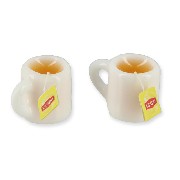 2 tea cups miniature 1:12