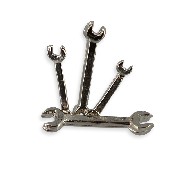 set of 4 wrenches Miniature 1:12