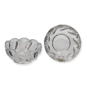 2 plastic bowls miniature 1:12