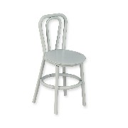 chair white miniature furniture 1:12
