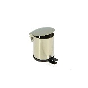 chrome pedal bin miniature 1:12