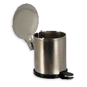 chrome pedal bin Miniature 1:12