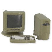 computer set 3 pcs miniature 1:12