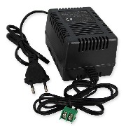 transformer 200-12v/4a black miniature 1:12