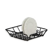 draining rack black without plate Miniature 1:12