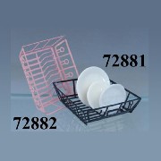 draining rack pink miniature 1:12