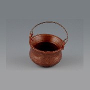 eimer kunstst.kupferfarbig/sonder miniature 1:12
