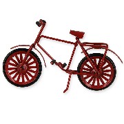 small bike red miniature 1:12