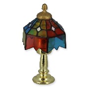 tiffany lamp miniature 1:12