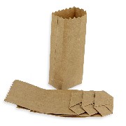 4 shopping bags, paper miniature 1:12