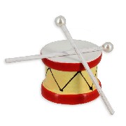 drum set miniature 1:12