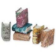 6 big books miniature 1:12
