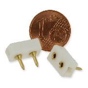4 plug in single wall outlet miniature 1:12