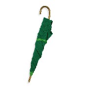 green umbrella (closed) Miniature 1:12