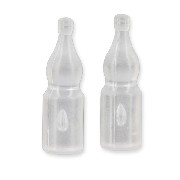 2 water bottles miniature 1:12
