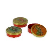 3 christmas candy boxes miniature 1:12
