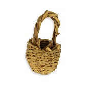 round basket miniature 1:12
