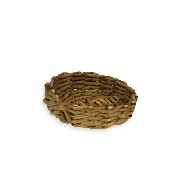 bread basket 3x1cm miniature 1:12