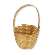 bamboo basket miniature 1:12