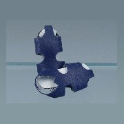 pair of sandals blue miniature 1:12
