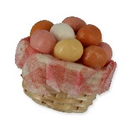 egg basket miniature 1:12