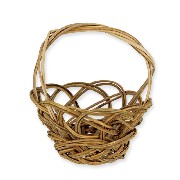 round basket miniature 1:12