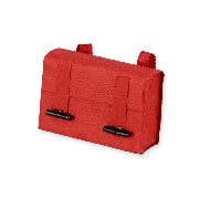 red school bag miniature 1:12