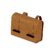 school bag brown miniature 1:12
