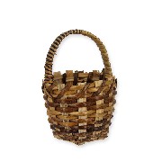 oval laundry basket 4cm Miniature 1:12