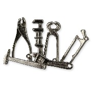 6 tools ass. miniature 1:12