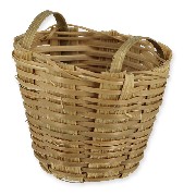 deep basket w/2 handles miniature 1:12