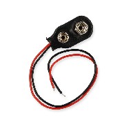 2 adaptaters for 9v batteries miniature 1:12