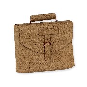 brown leather portfolio miniature 1:12