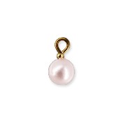 5 pink x'mas baubles miniature 1:12
