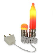 fireplace light set 12v miniature 1:12