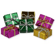 xmas gifts x6 miniature 1:12
