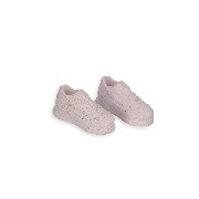 white sport shoes miniature 1:12